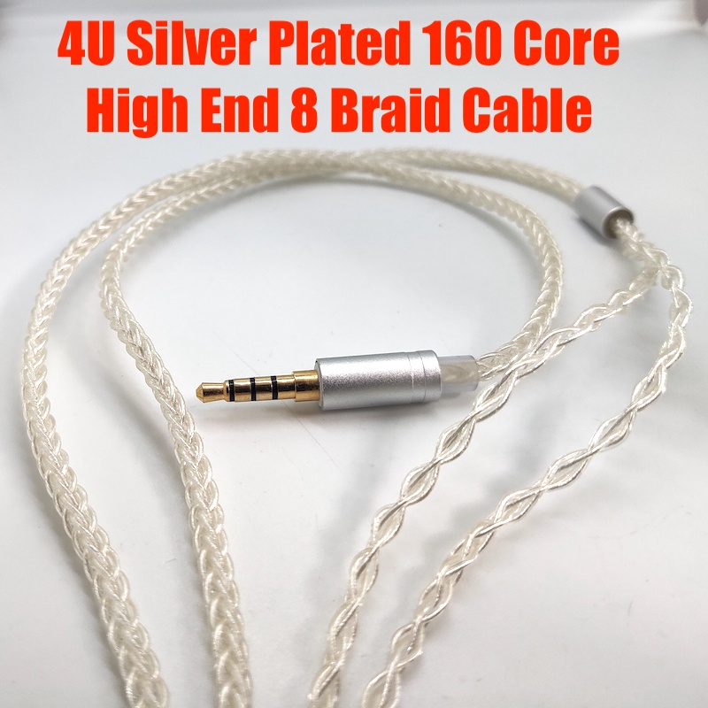 SE8 High Res Custom Earphone 8 Braid Cable Professional HiFi Earbud