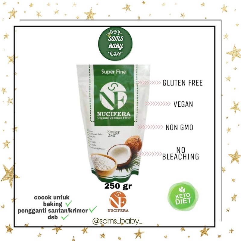 Nucifera organic coconut flour 250gr