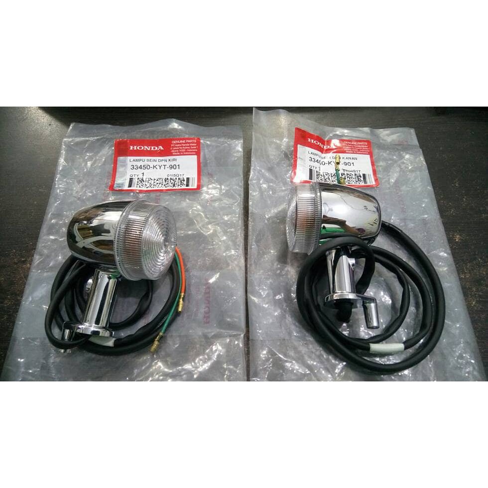 LAMPU SEN DEPAN SET SCOOPY KARBU