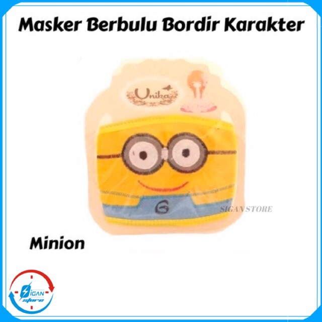 Masker motif karakter - Minion