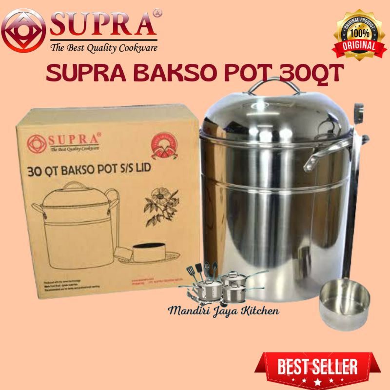 SUPRA Bakso Pot 30QT/Panci Bakso 30Qt