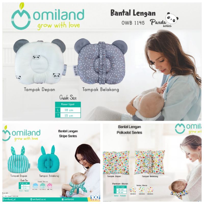 omiland bantal lengan menyusui panda