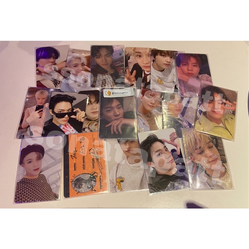 (BACA DESKRIPSI) takeall jeno photocards takeal empathy reality pc hot sauce past future hello mark 