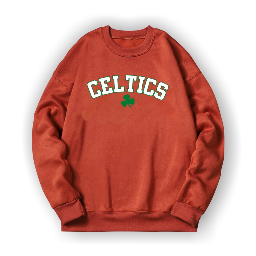 CELTICS Sweater Crewneck II CELTICS Basic Sweater II Sweatshirt Sz M - XL ( Pria &amp; Wanita / Anak &amp; Dewasa )