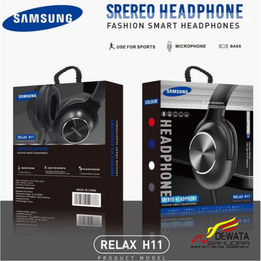 Handsfree - Headset - Earphone - HF Bando Relax H11 Samsung