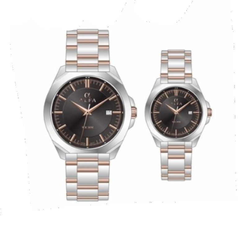 Jam Tangan Couple Alfa 88166M