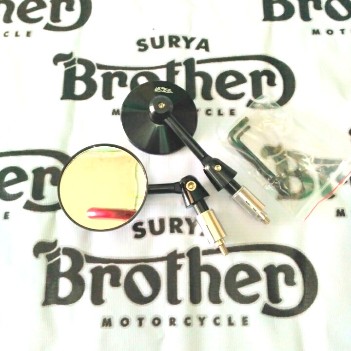 Spion Jalu Flexible Spion Bar End Full CNC Japstyle Caferacer Custom