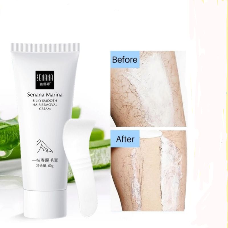 SENANA HAIR REMOVAL CREAM 60GR / CREAM PENGHILANG BULU / CREAM PERONTOK BULU DEPILATORY CREAM