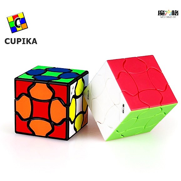 Rubik 3x3 Qiyi Fluffy Cube Unik Stickerless