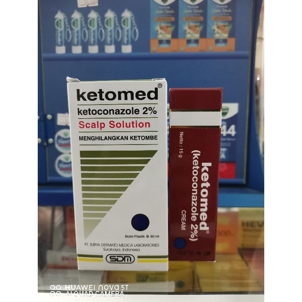 ORIGINAL 100% KETOMED SHAMPO ANTI JAMUR / KETOMED SALEP