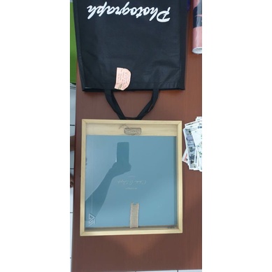 box kayu album photo 30x40