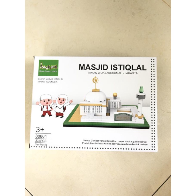 Spesial Mainan Lego Basumi Masjid Istiqlal