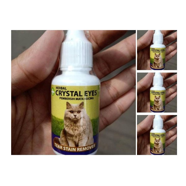 Crystal Eyes 30ml Herbal Pembersih Mata Kucing Eye Tear Stain Remover