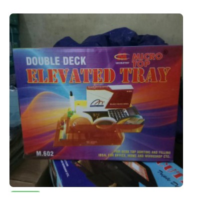 

Bak Surat ( Elevated Tray ) susun 2 Microtop