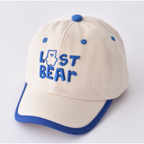 JUNE_COLLECTIONS TOPI BASEBALL ANAK - FASHION HAT KIDS MOTIF BORDIR TULISAN LAST BEAR BERUANG MODEL WARNA #TP01 LASTBEAR