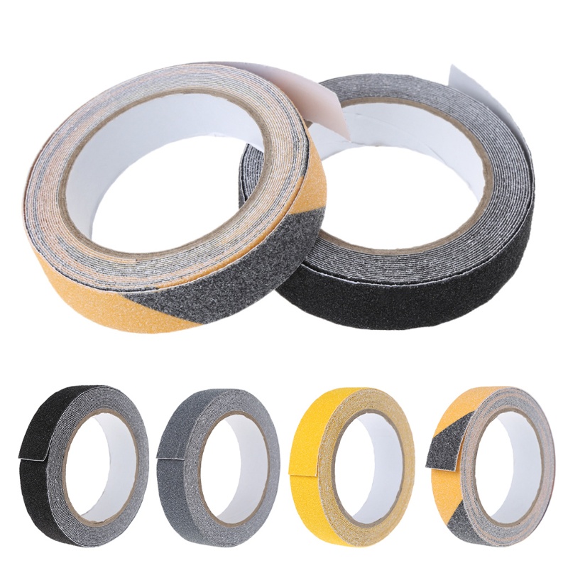 Gro 2.5CM x 5M Pengaman Lantai Non Skid Tape Roll Stiker Perekat Anti Slip High Grip