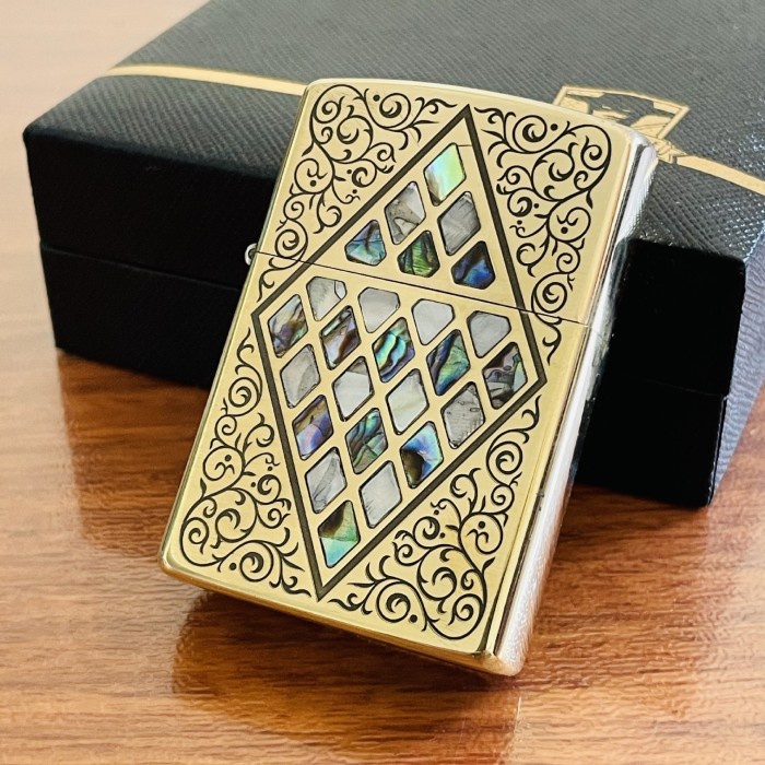 Korek Api Minyak Classic Zorro Sea Shell Shape