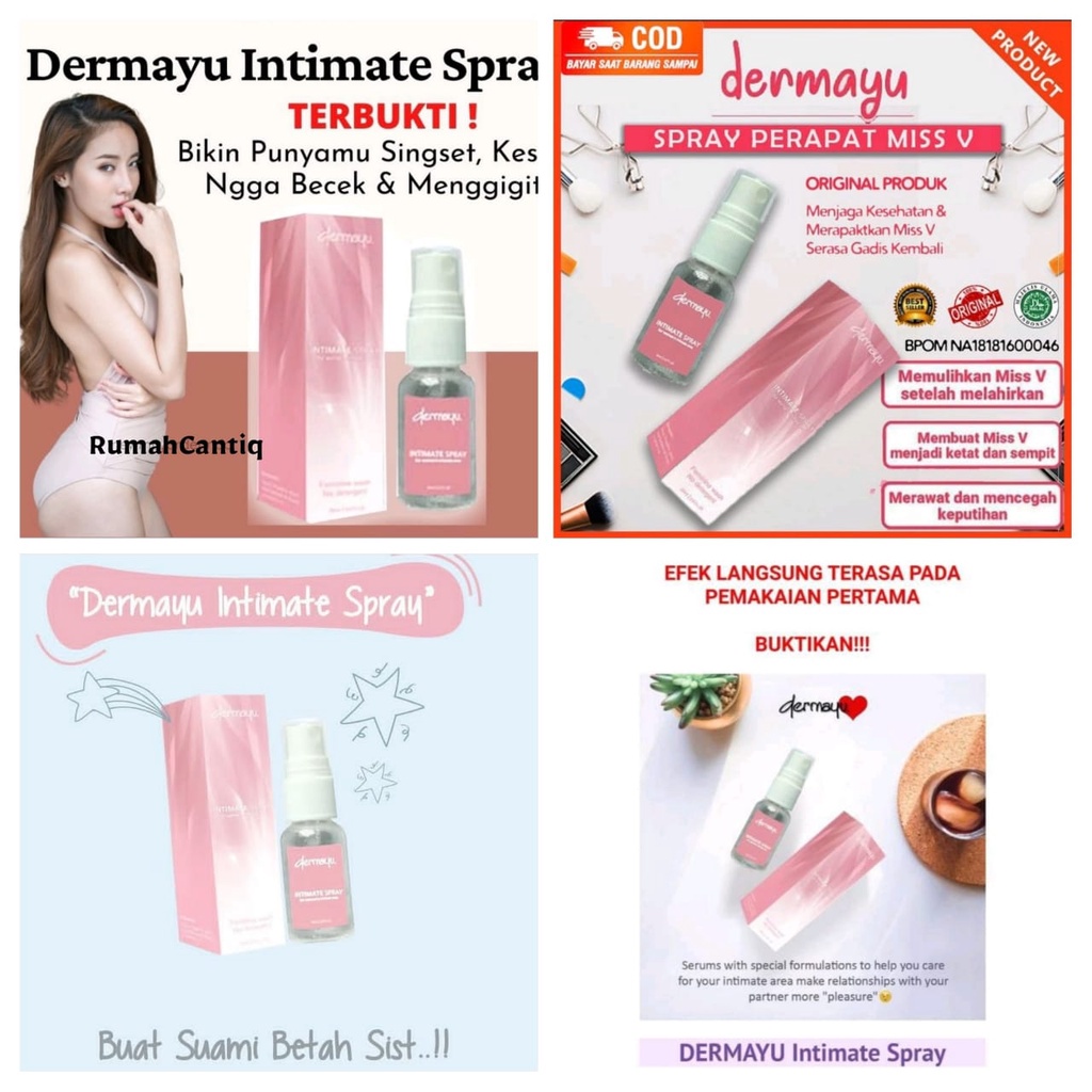 Dermayu Intimate Spray Serum Perapat Pengencang Untuk Area Kewanitaan 18ml BPOM Original