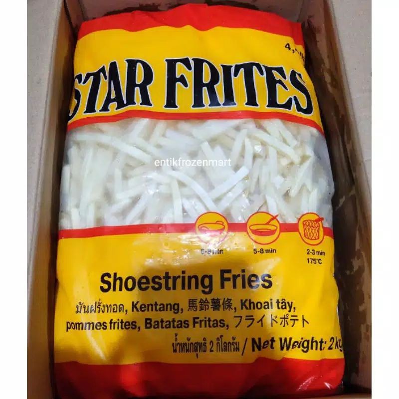 

star frites/kentang Frozen/kentang goreng