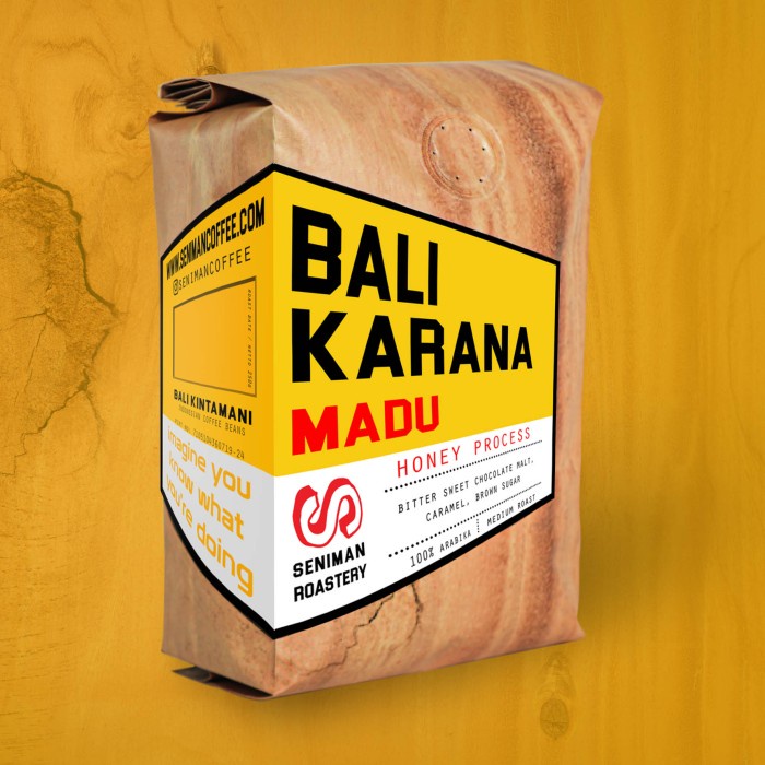 

⭐BISA COD⭐ Seniman Coffee Beans / Biji Kopi Bali Karana Madu - EXTRA COARSE