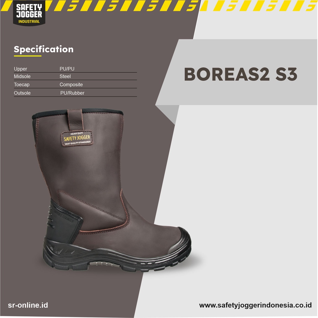 Sepatu Safety Jogger Boreas2 S3 HRO SRC Metal Free