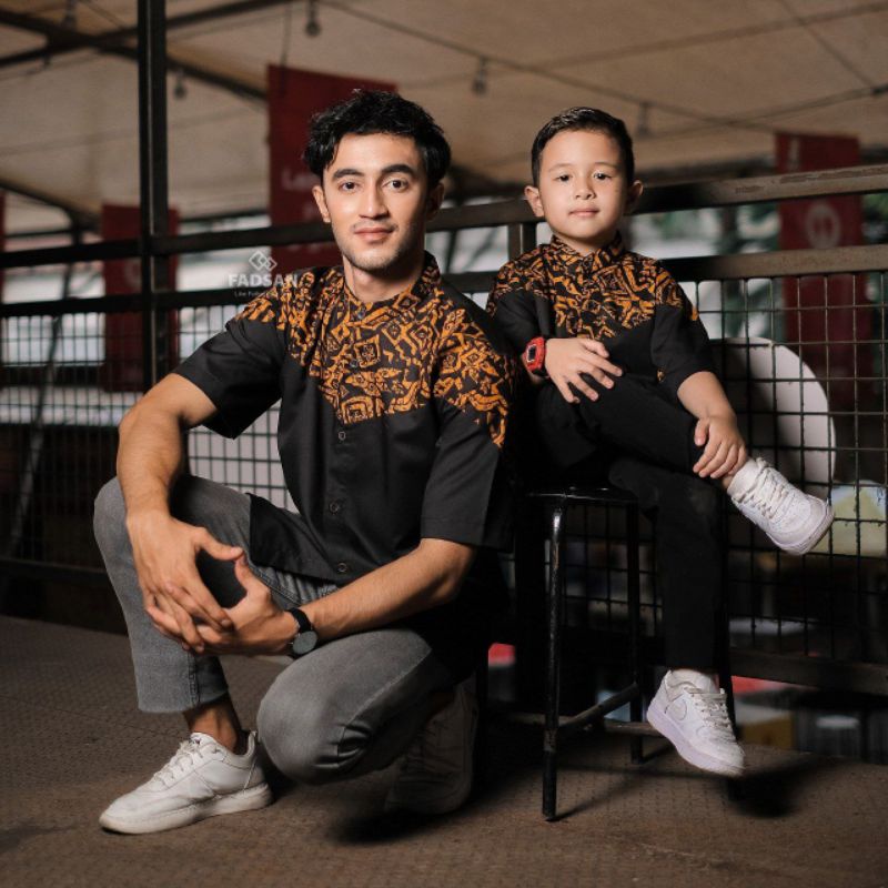 Kemeja Koko (Kemko) lengan pendek EMRAN SERIES 100% ORI by FADSAN/Alraiyan/ batik variasi.