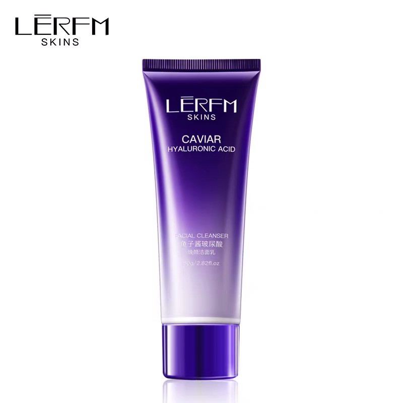 LERFM SKINS CAVIAR HYALURONIC ACID SKIN FACIAL CLEANSER Sabun Cuci Muka Face Wash Facewash