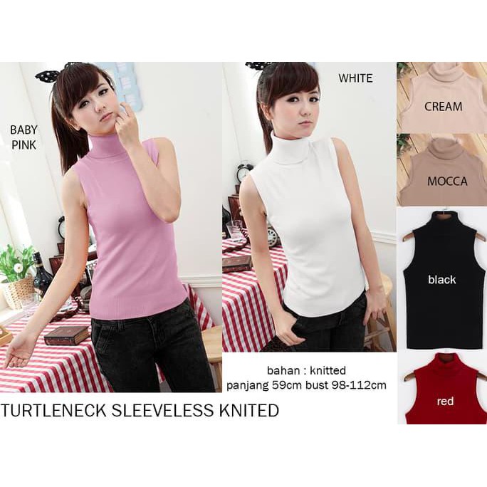 BLOUSE TURTLE NECK WANITA / BLOUSE INNER DALAMAN JAS BLAZER KANTORAN {PRODUK TERBARU}