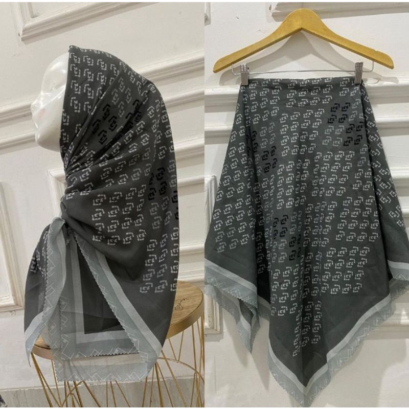 segi empat Voal motif C // segi empat voal motif // segi empat// segi empat premium