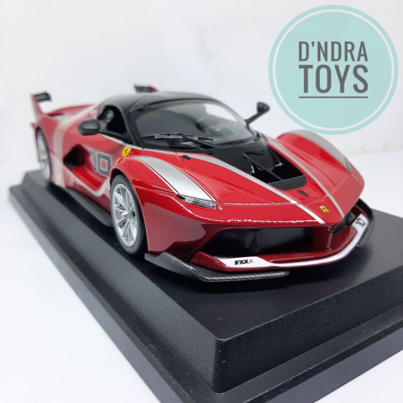 Diecast Miniatur Mobil Ferrari FXX K Die-Cast Sport Car Bburago 1:24