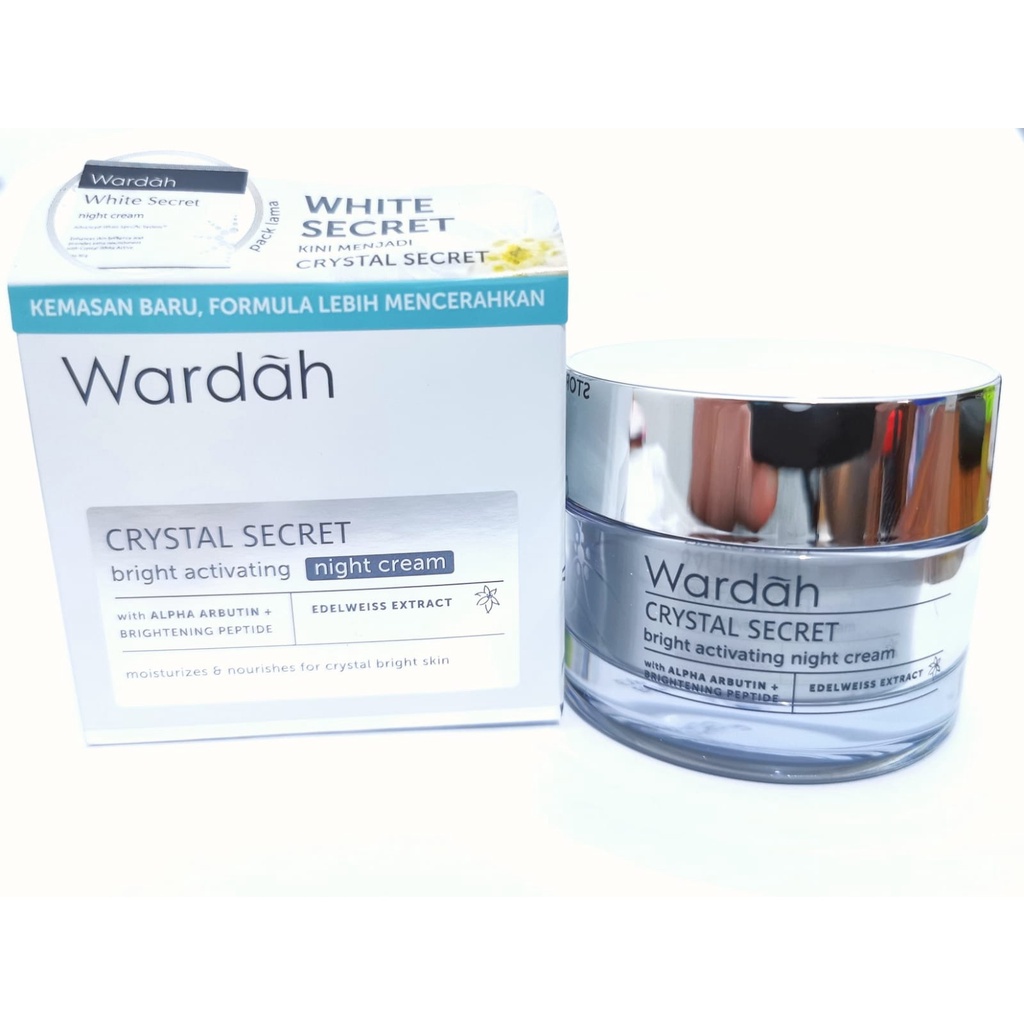 Wardah Crystal Secret Bright Activating Night Cream 30gr