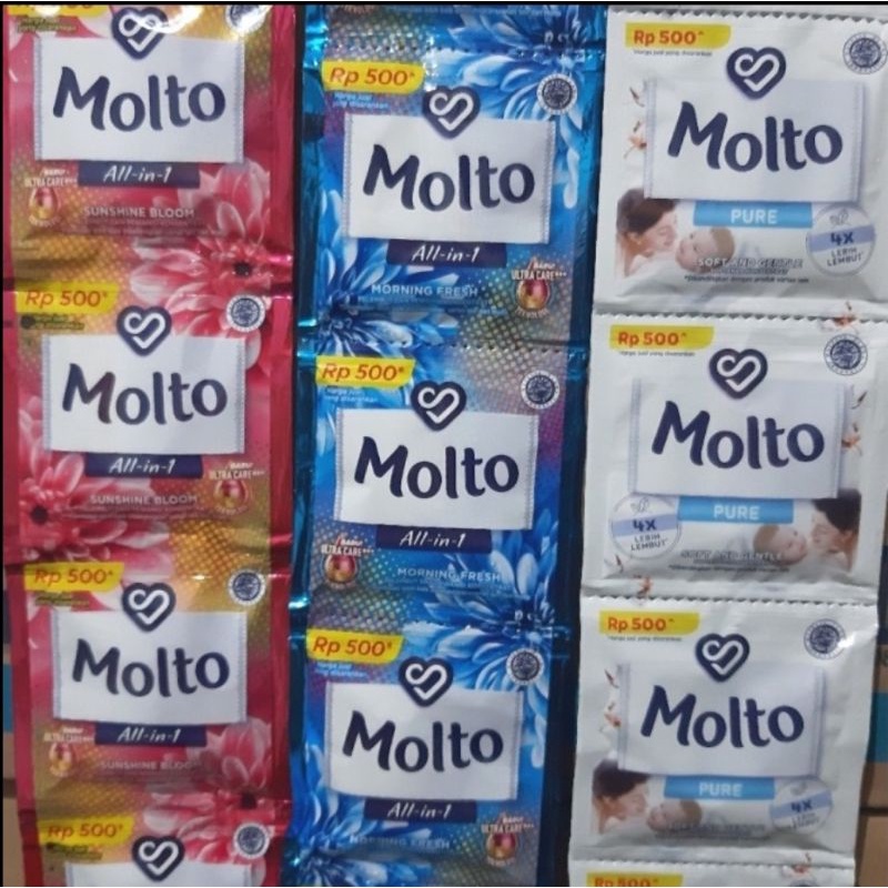 PEWANGI MOLTO SACHET 11ml MOLTO PEWANGI ALL IN ONE