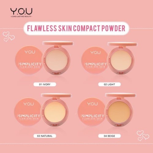 YOU THE SIMPLICITY FLAWLESS SKIN COMPACT POWDER 10GR