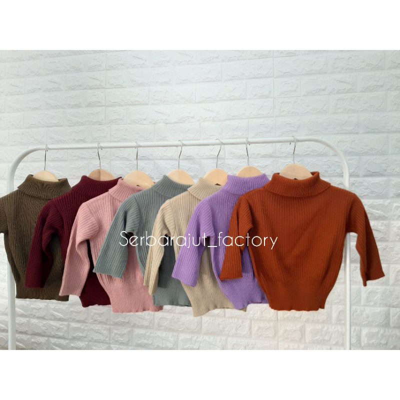 Kids Sweater Turtleneck / Pakaian Rajut Anak