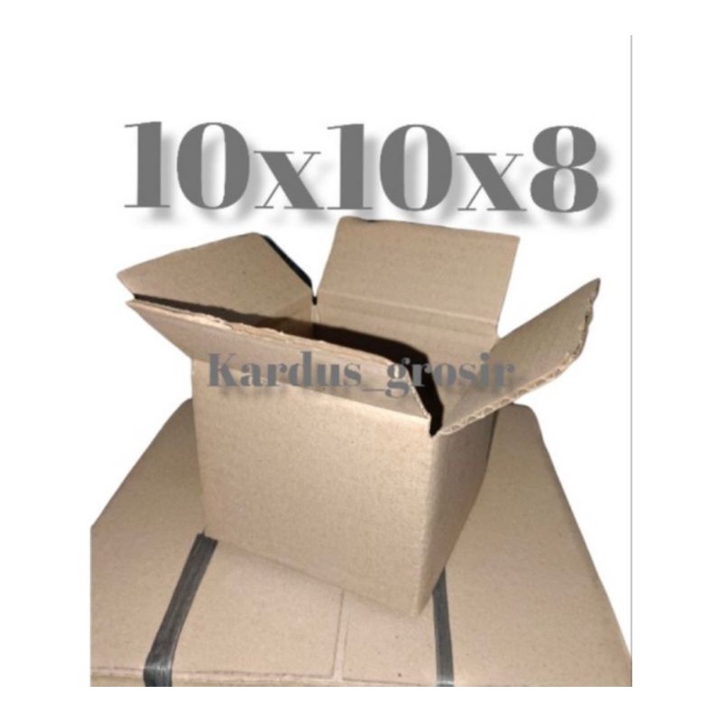 

kardus packing uk 10x10x8 kemasan kardus