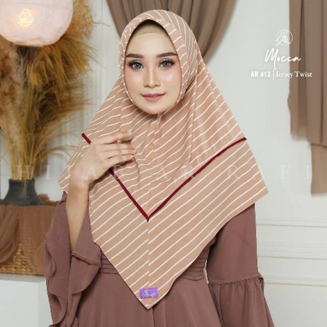 Hijab daily bergo motif salur Arrafi