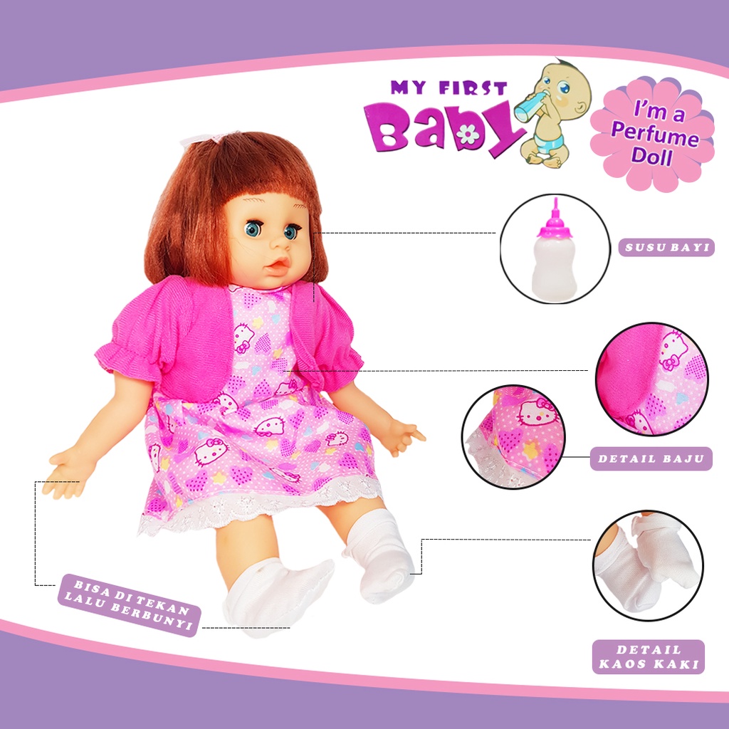 Sekawantoyas Mainan Anak Boneka Baby Singer / Mainan Boneka Anak Perempuan TERMURAH!! (SKW.808C)