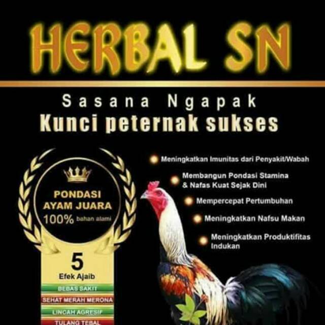 jamu ayam Herbal SN