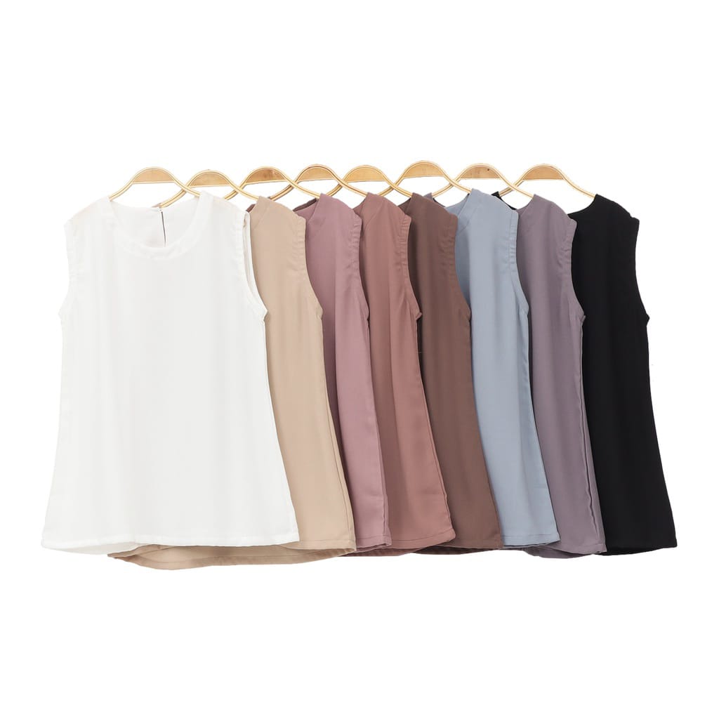 Basic Inner Tanpa Lengan - Suryalaya-Busana / Basic Inner / Inner Woolpeach