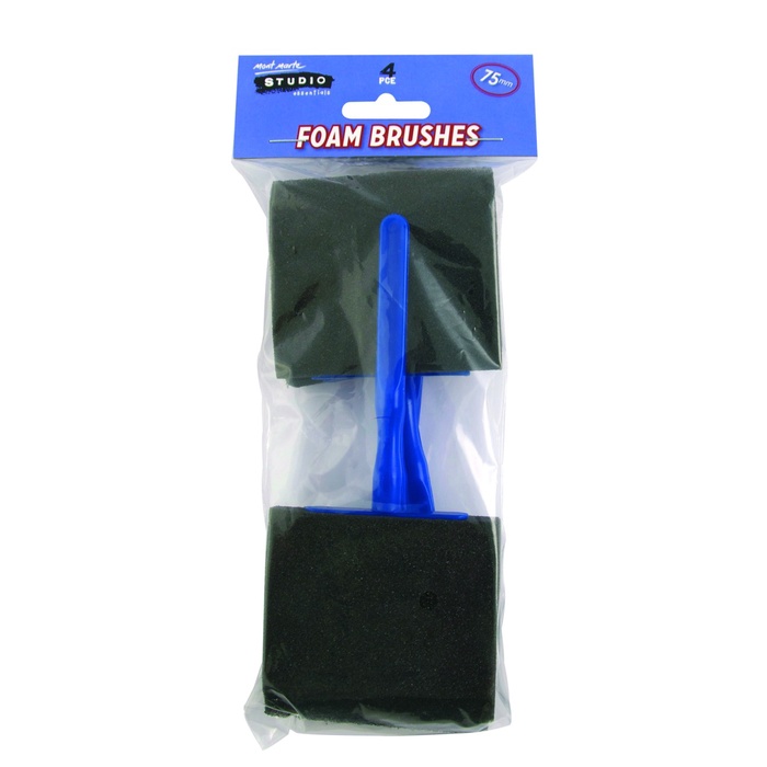 

Mont Marte Foam Brush 75mm Kuas Busa Hitam 75 mm Spon Decoupage Sponge
