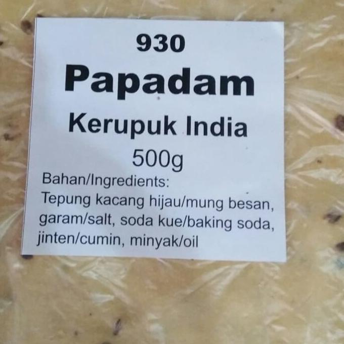 

siap kirim] Papadums Plains / papadam