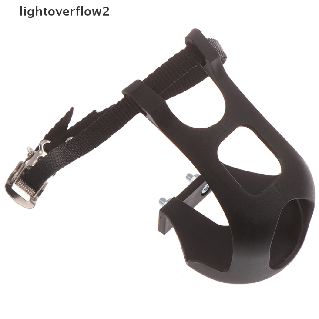 (lightoverflow2) Strap Pedal Sepeda Warna Hitam