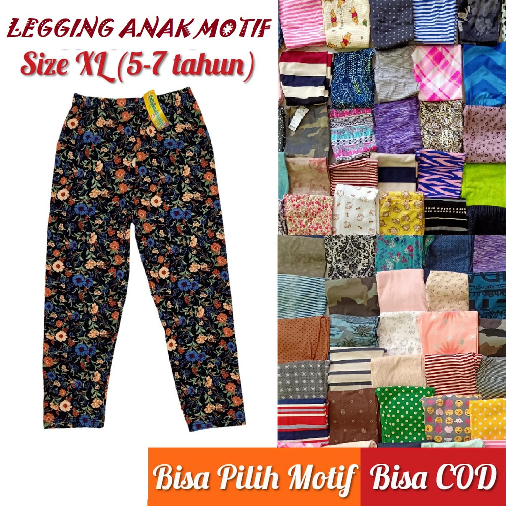 Legging Anak Perempuan Motif Callysta size XL, Leging Anak Perempuan Motif callista calysta calista