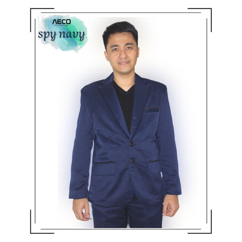 BLAZER PRIA Warna navy - Blazer Spy NAVY