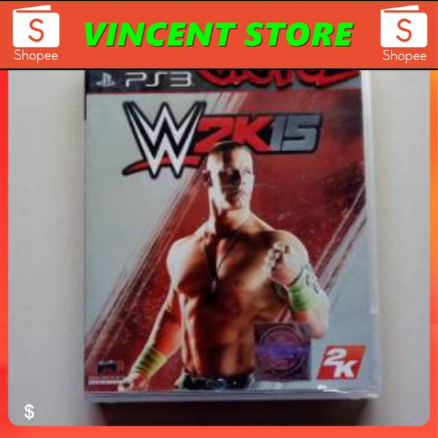 PRODUK ORIGINAL  bd PS3 kaset game W2K15 / WWE 2K15 / WWF 2K15 / W2K 15