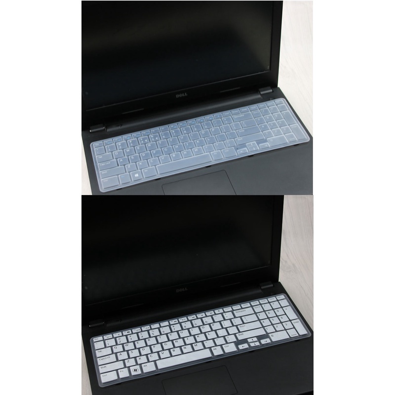 Cover Pelindung Keyboard Bahan Silikon Ultra Tipis Untuk Dell 15-5537 15R-3521 15R-3537 15.6 Inch