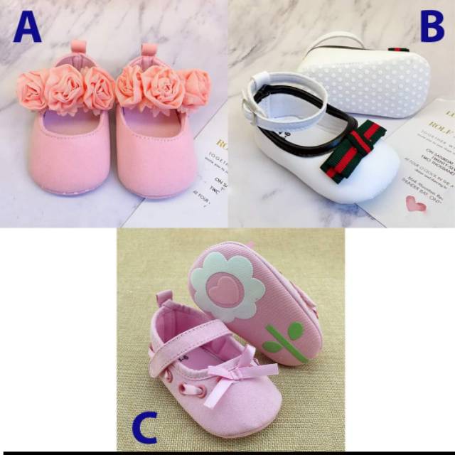 Sepatu Baby / Prewalker Bayi Ribbon