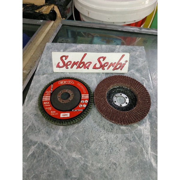 (/PCS FLAP DISC 4") Mata gerinda amplas flap disc 4"