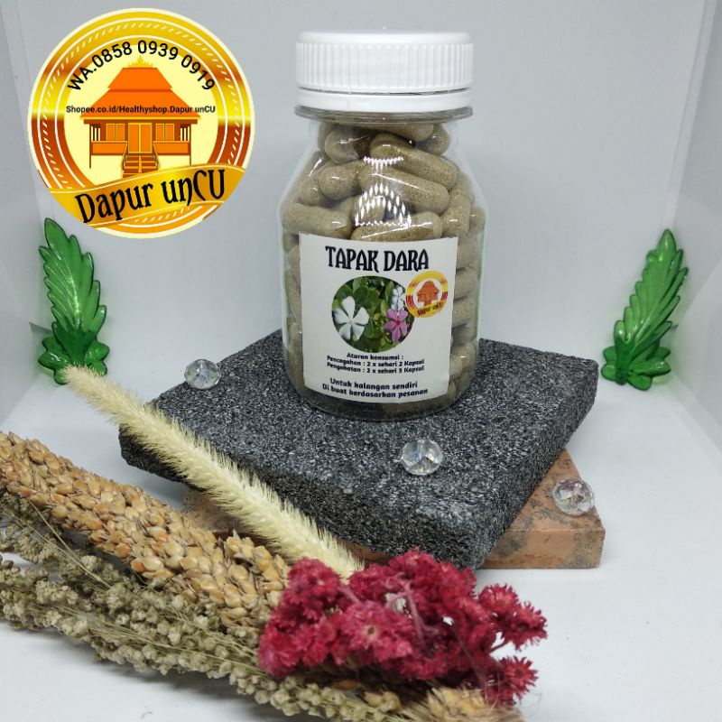 

TAPAK DARA. 100 kapsul. ( di buat ketika ada pesanan, sehingga produk selalu baru..)
