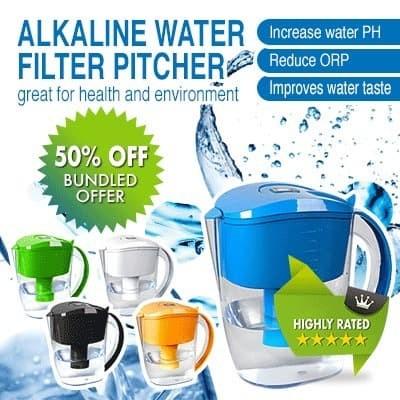 Filter/Teko/Pitcher Alkaline Latioxidant Water Ori / Wellblue